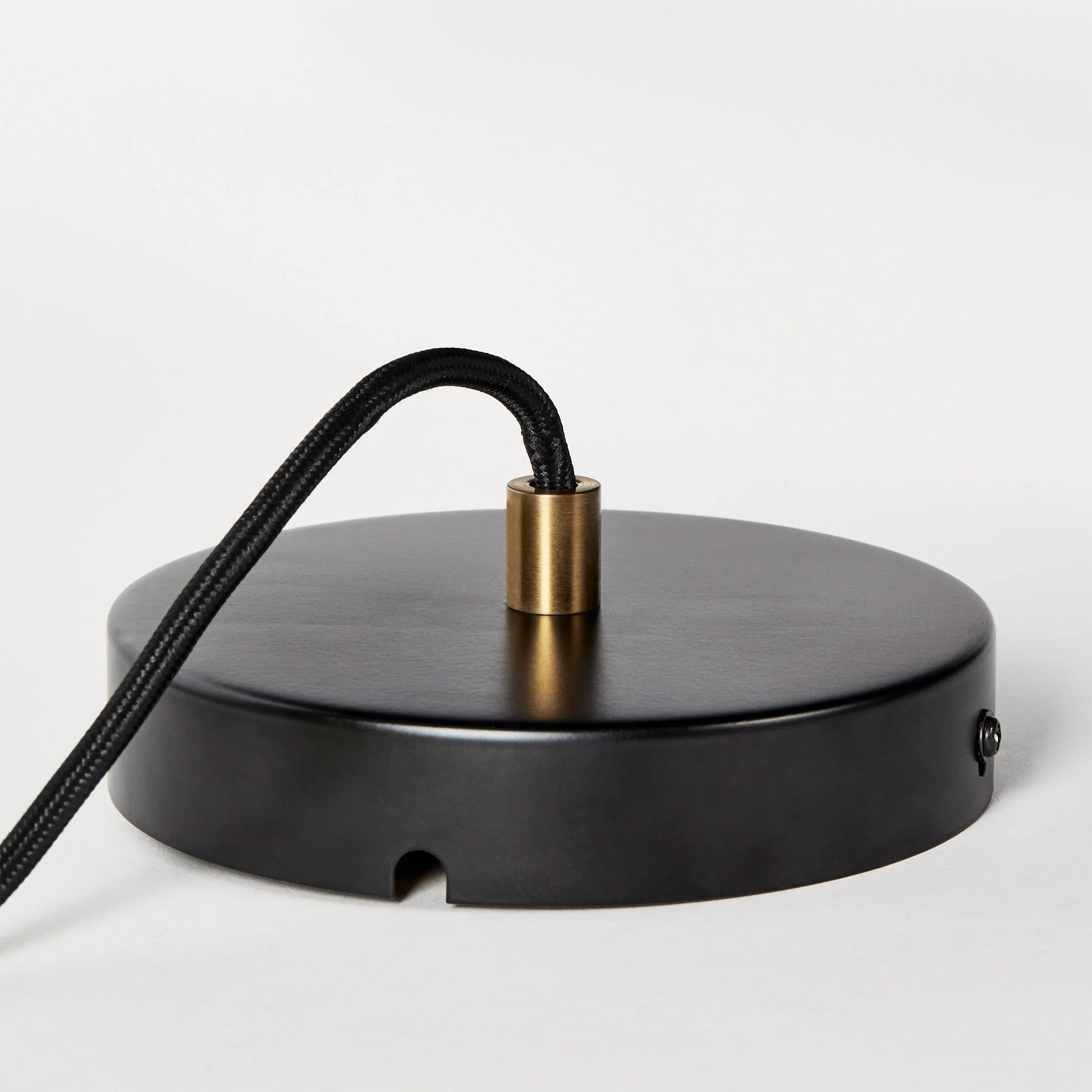 Basalt Single Pendant in Brass - Image 8
