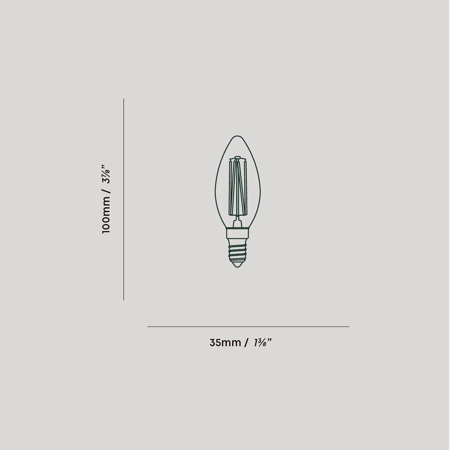 Candle E14 LED Bulb - Image 3