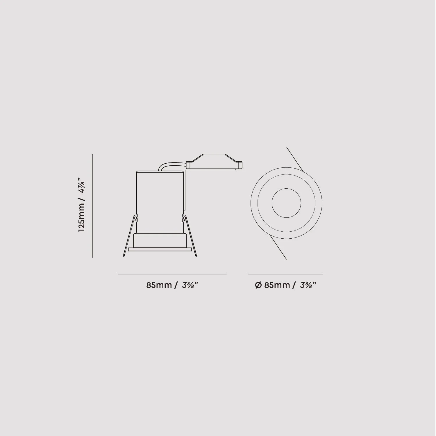 Core IP65 Fire-Rated Recessed Downlight + GU10 - Image 8