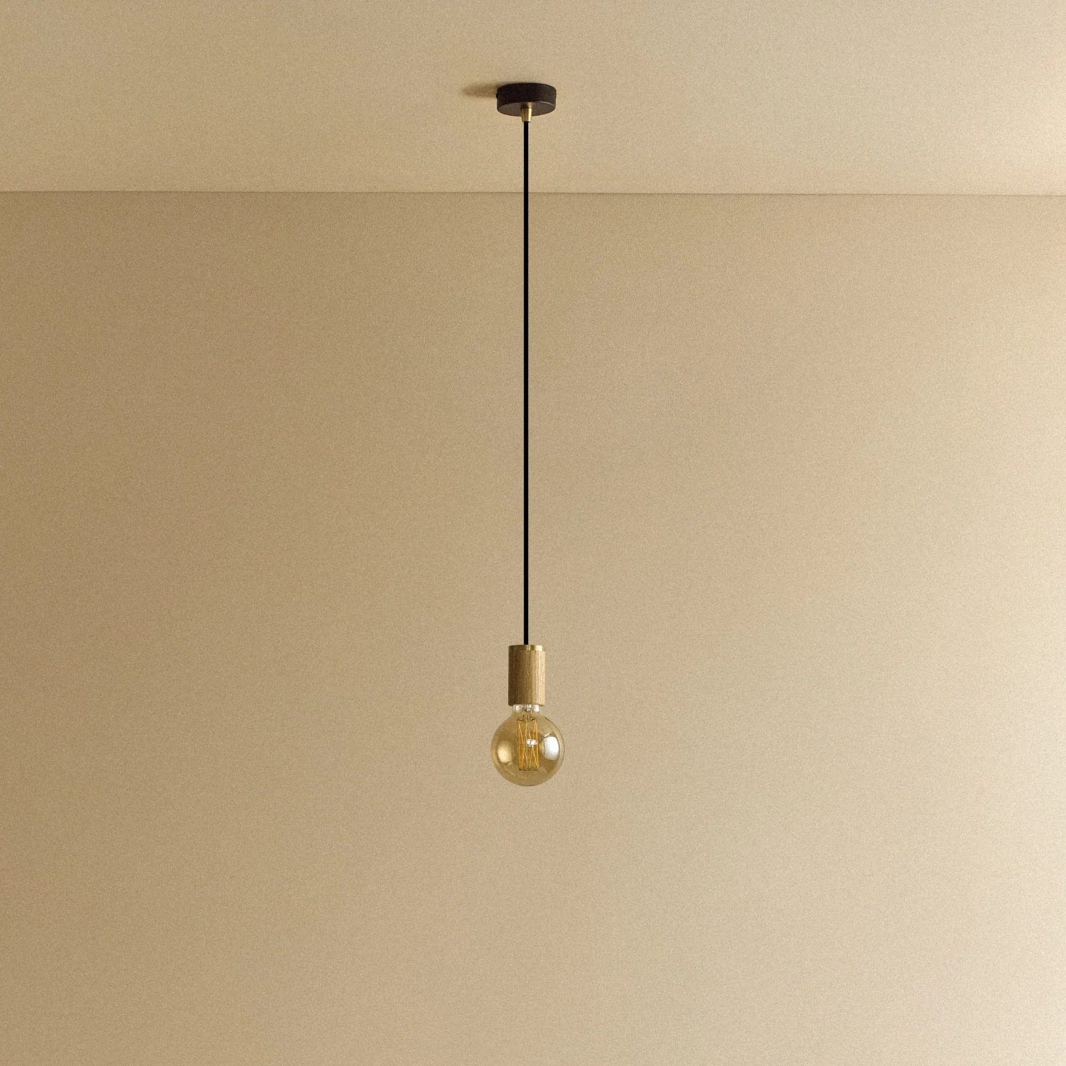 Elva Pendant Light Tinted in Oak - Image 6