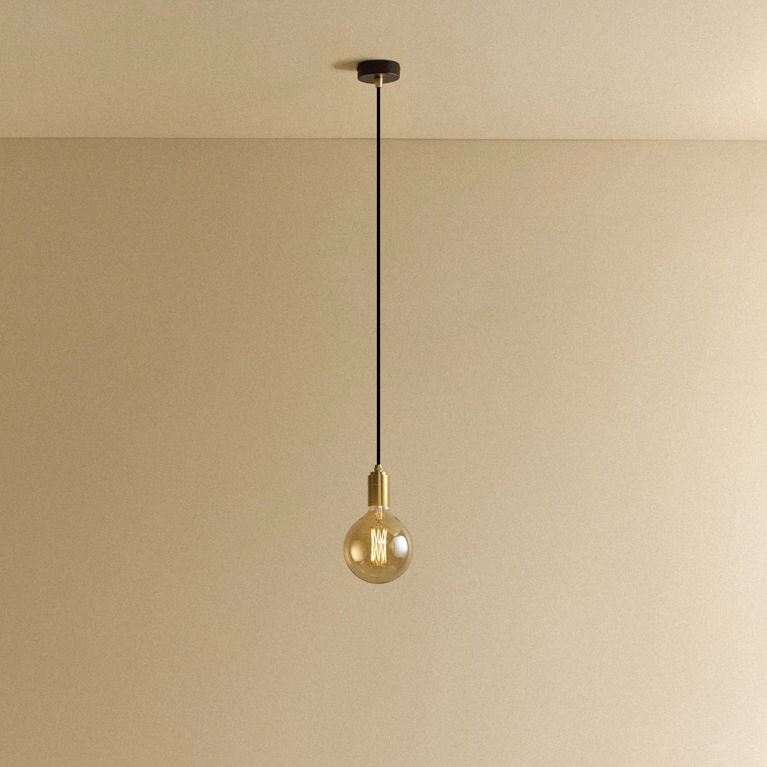 Gaia Pendant Light in Brass