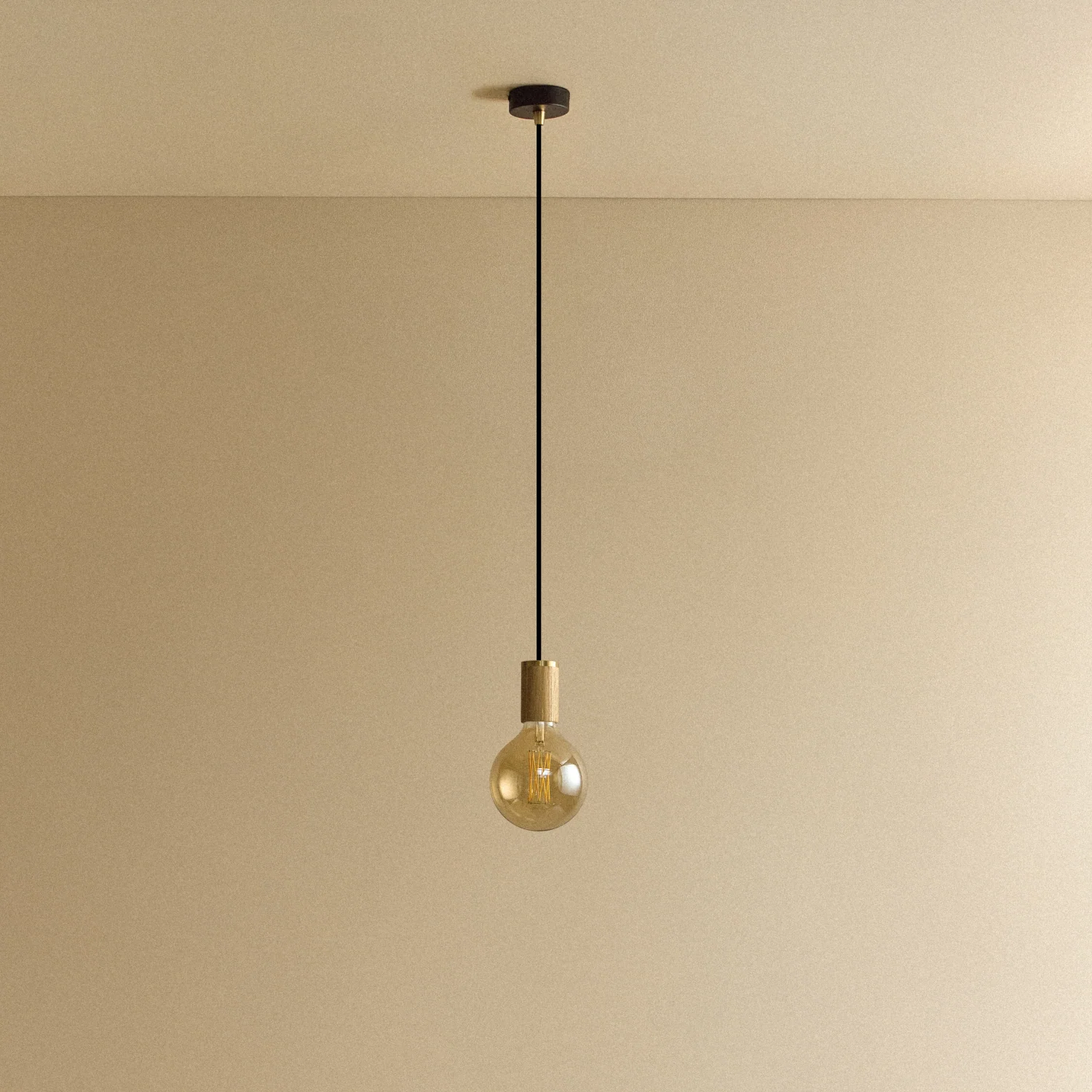 Gaia Pendant Light in Oak - Image 6