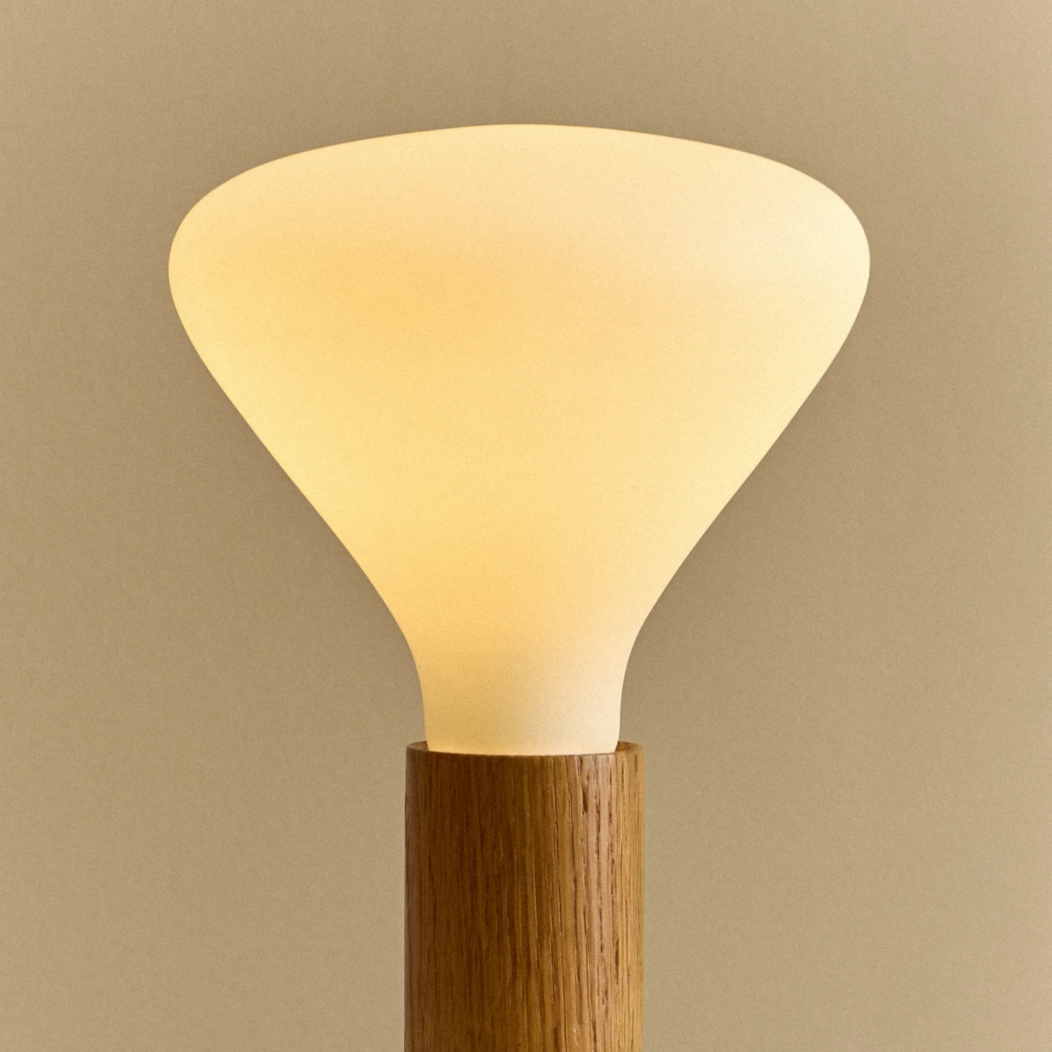 Knuckle Table Lamp in Oak + Noma - Image 4