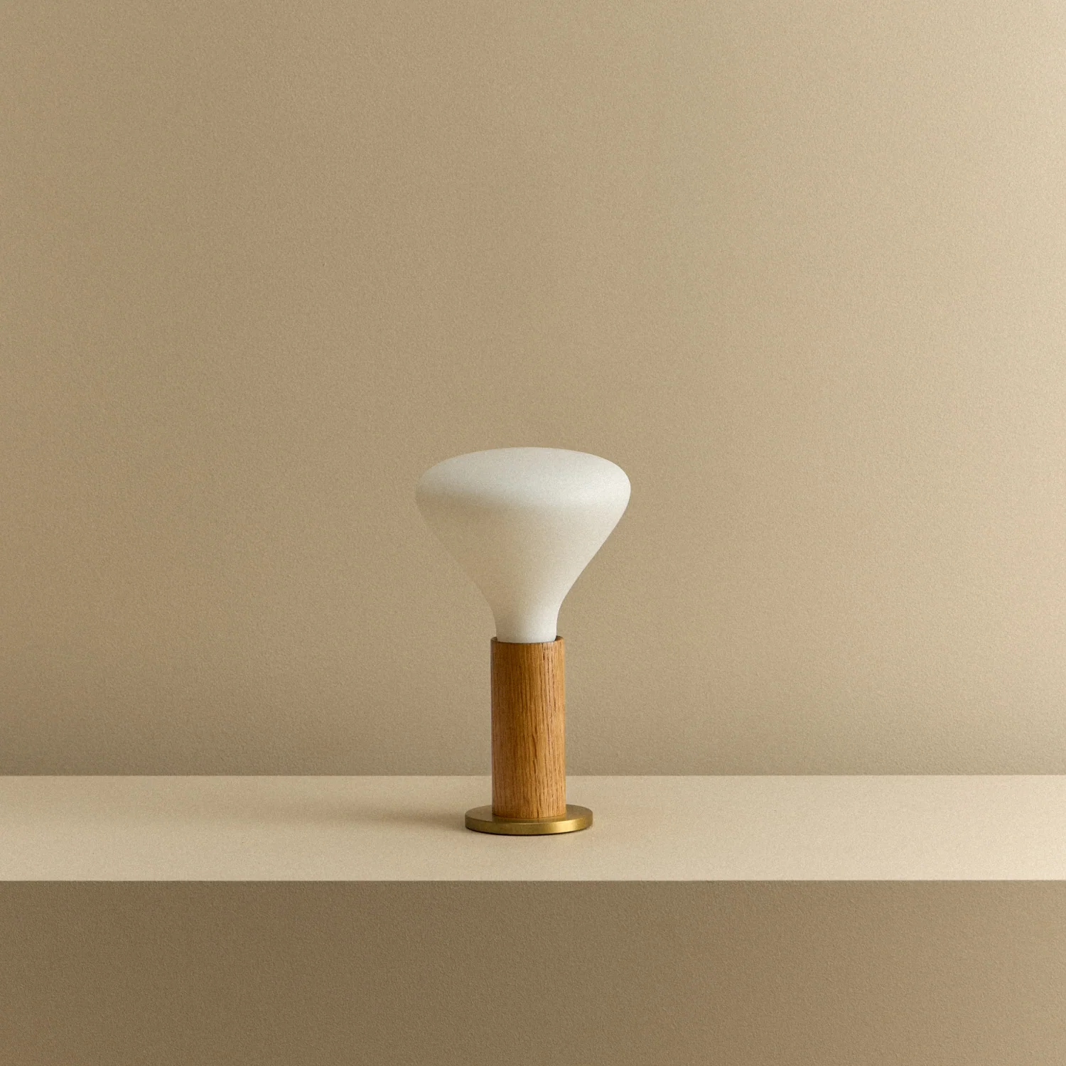 Knuckle Table Lamp in Oak + Noma - Image 7