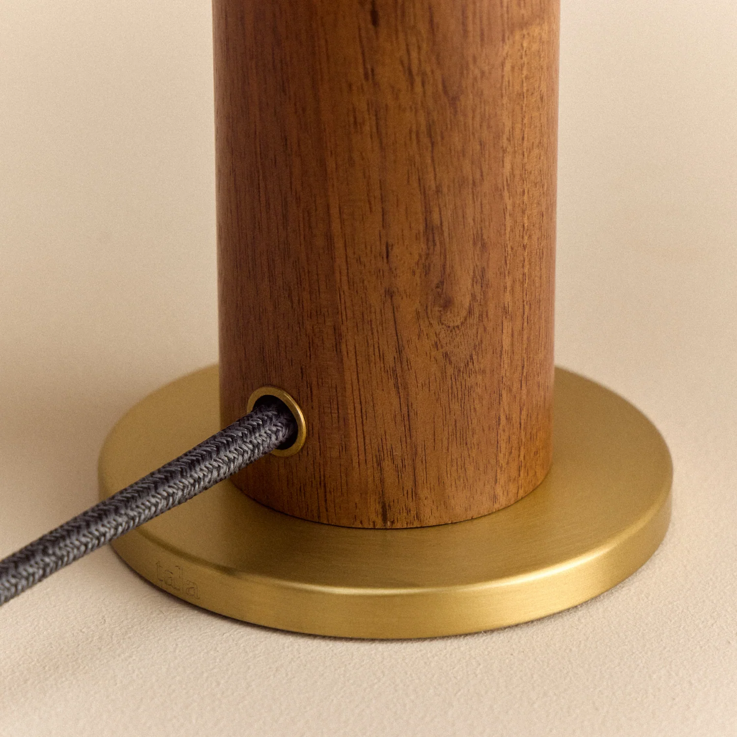 Knuckle Table Lamp in Walnut + Oblo - Image 3