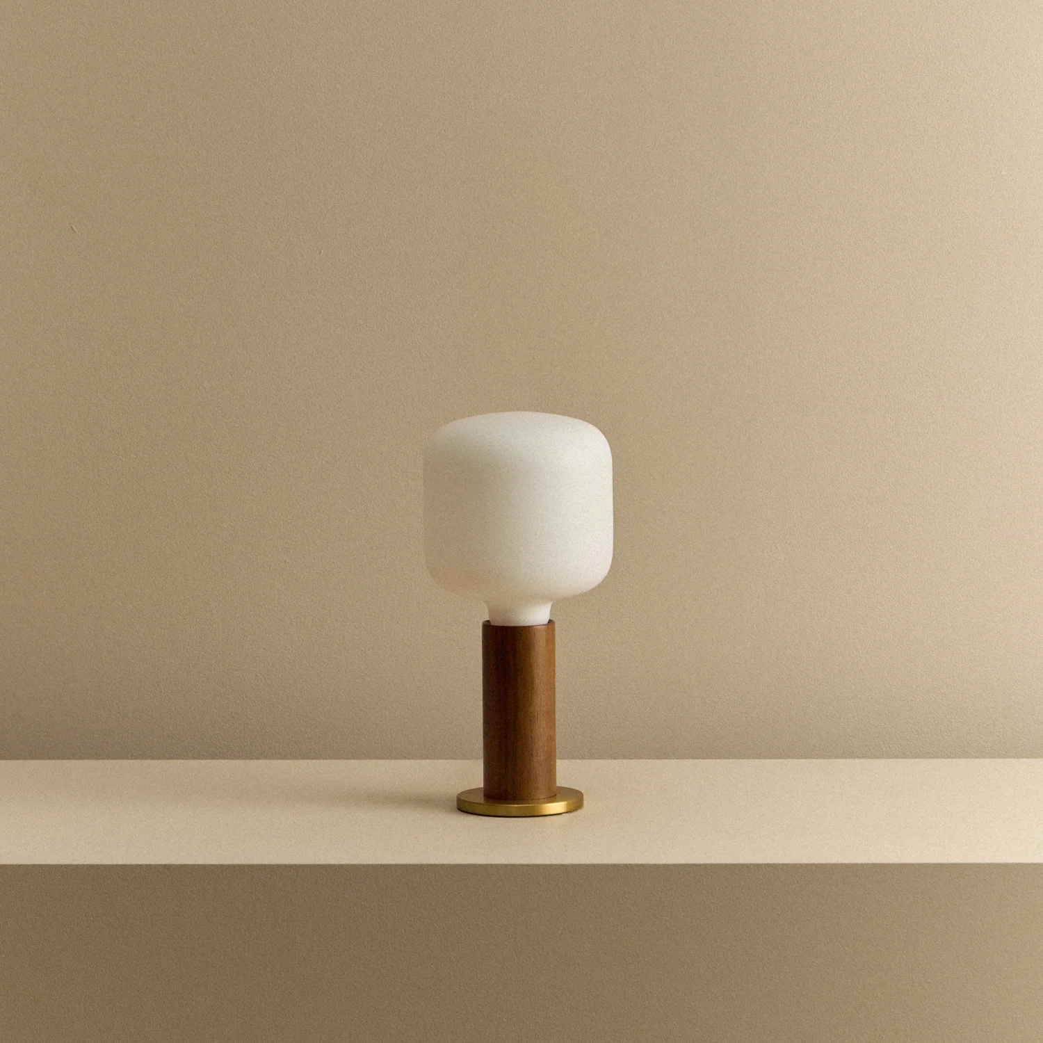 Knuckle Table Lamp in Walnut + Oblo - Image 7