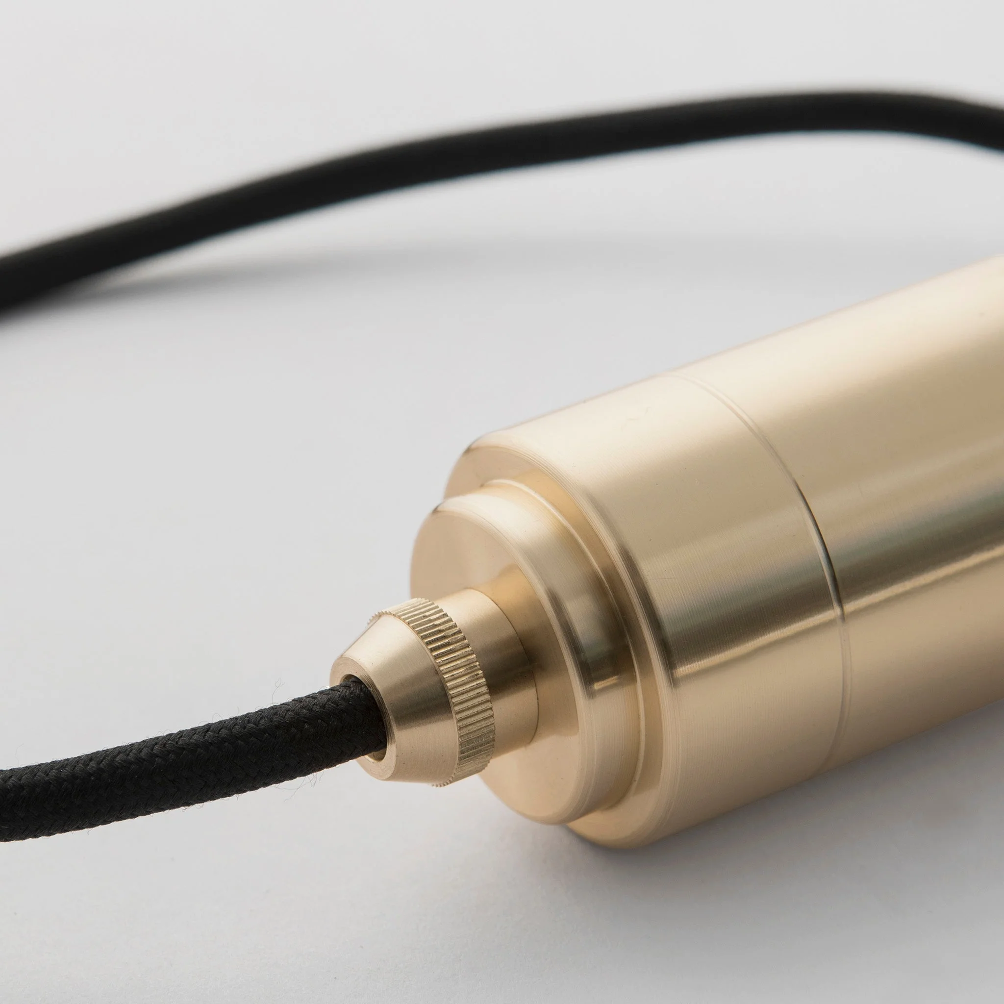 Linear Triple Pendant in Brass + Sphere IV - Image 6