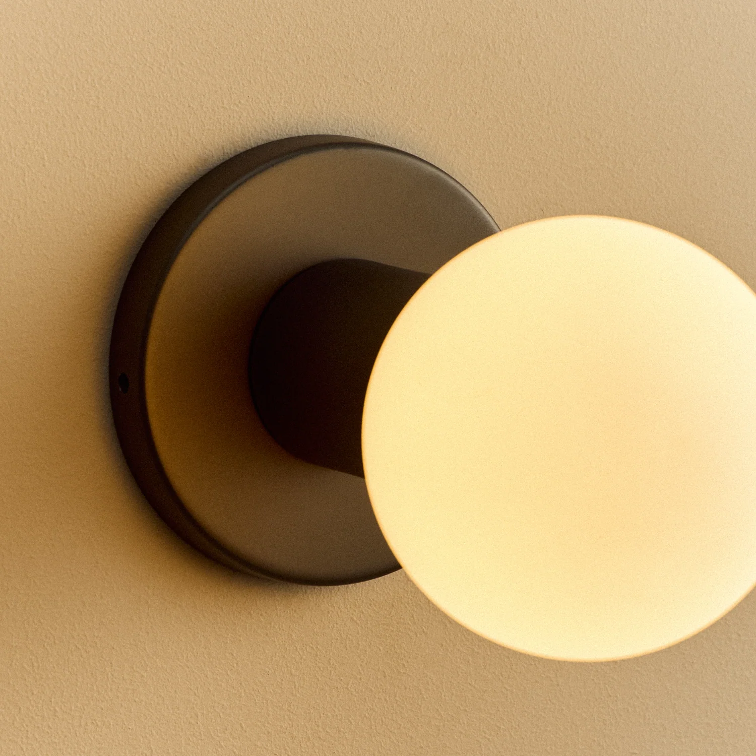 Lochan Wall Light in Graphite + Sphere III - Image 6