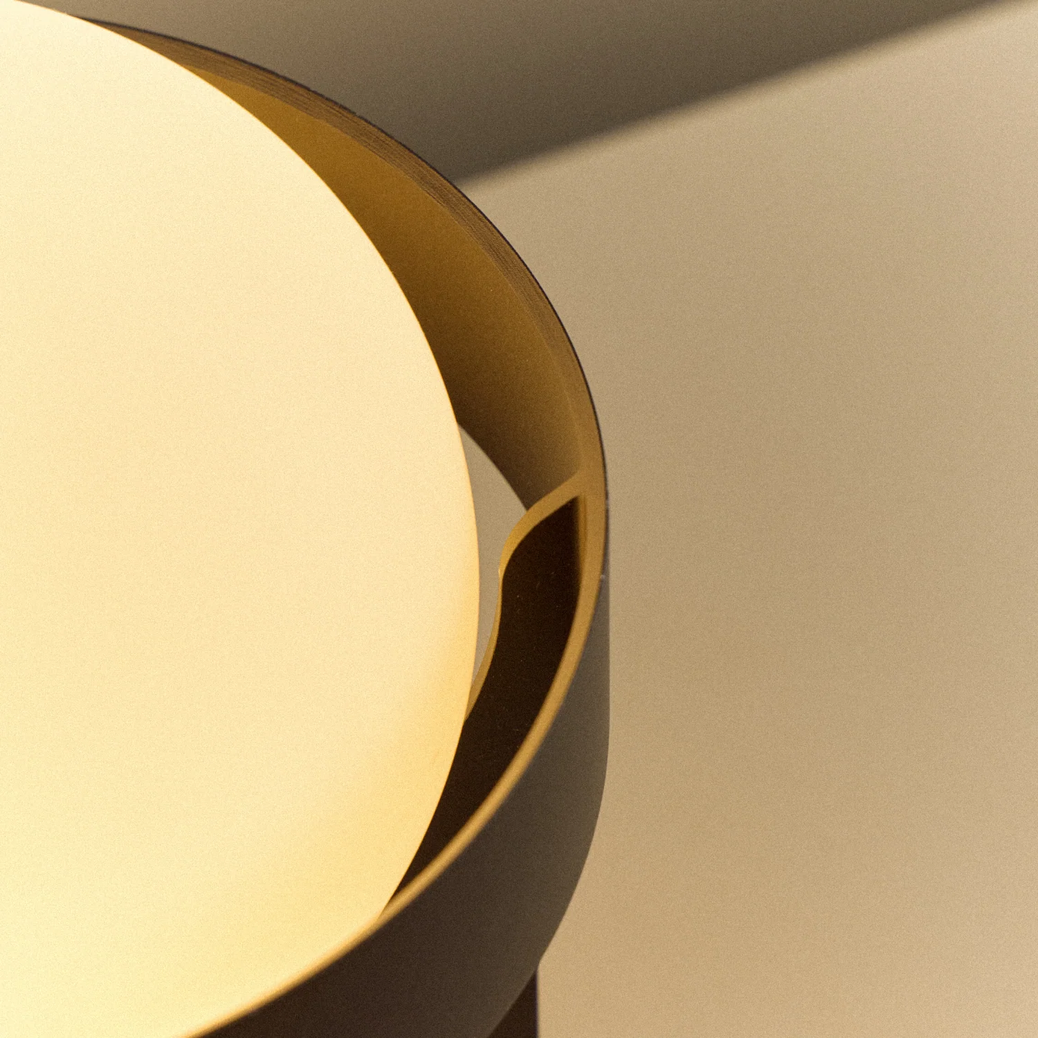 Loop Table Lamp in Dark Grey + Sphere IV - Image 4