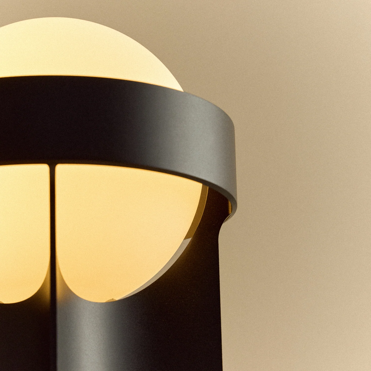 Loop Table Lamp in Dark Grey + Sphere IV - Image 5