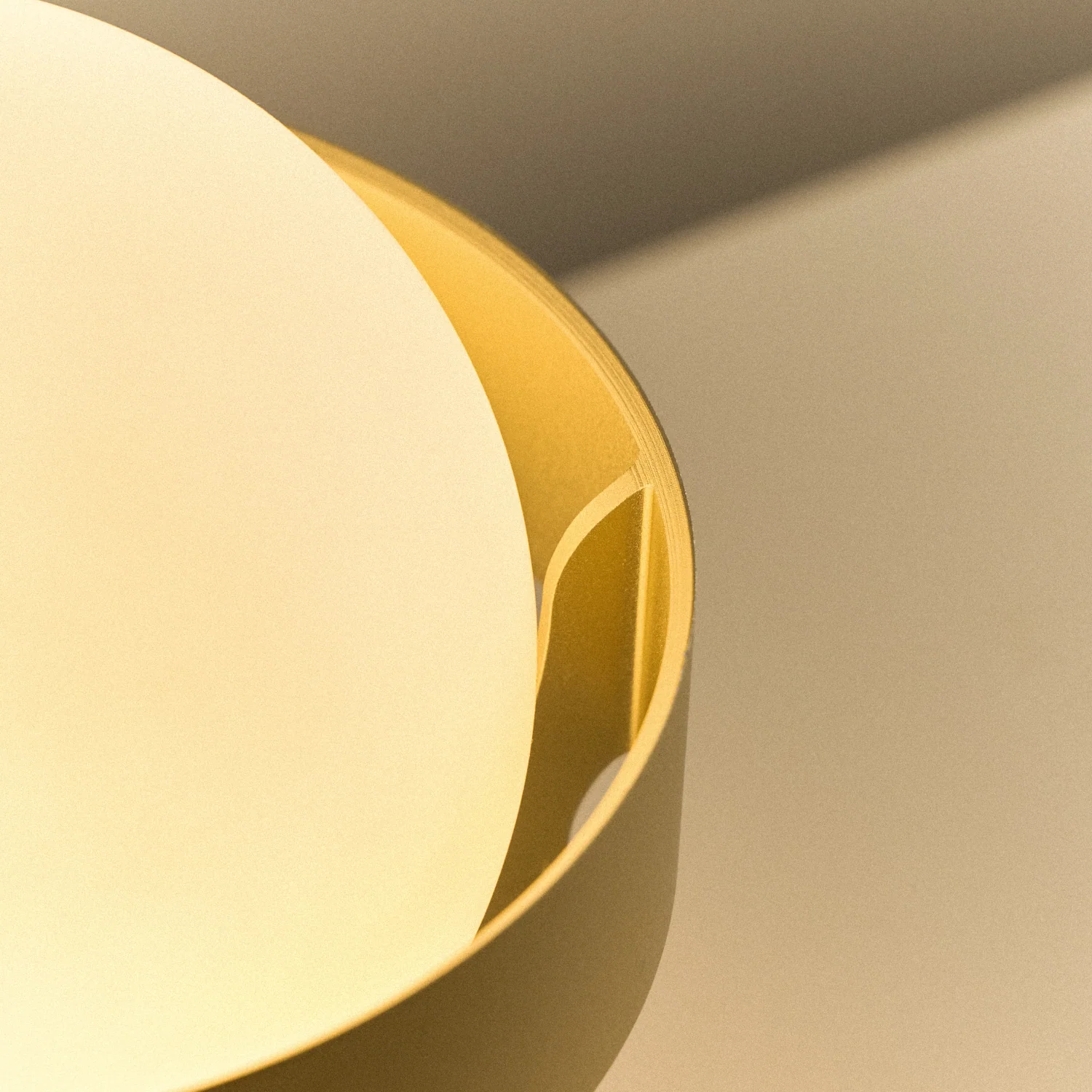 Loop Table Lamp in Gold + Sphere IV - Image 4
