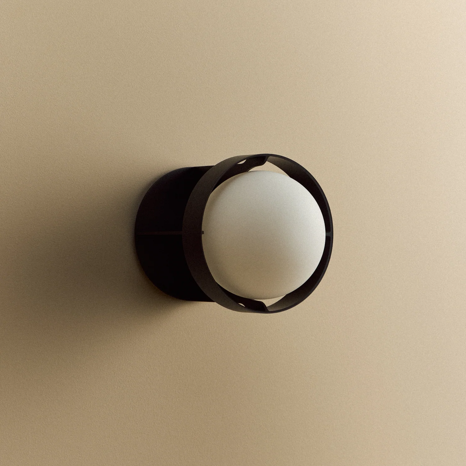 Loop Wall Light in Dark Grey + Sphere IV - Image 6
