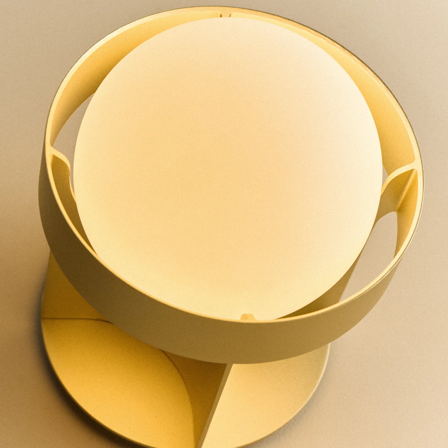 Loop Wall Light in Gold + Sphere IV - Image 4