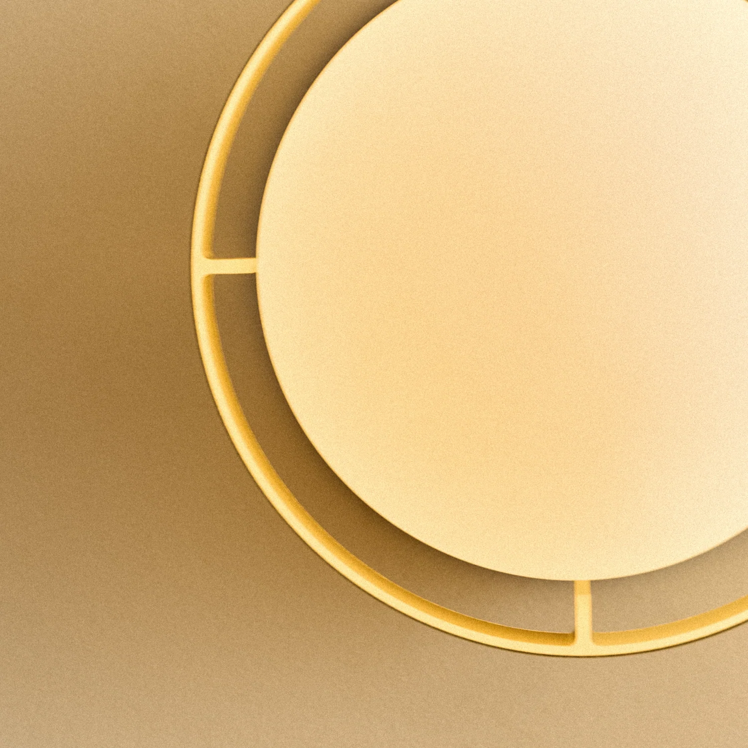 Loop Wall Light in Gold + Sphere IV - Image 5