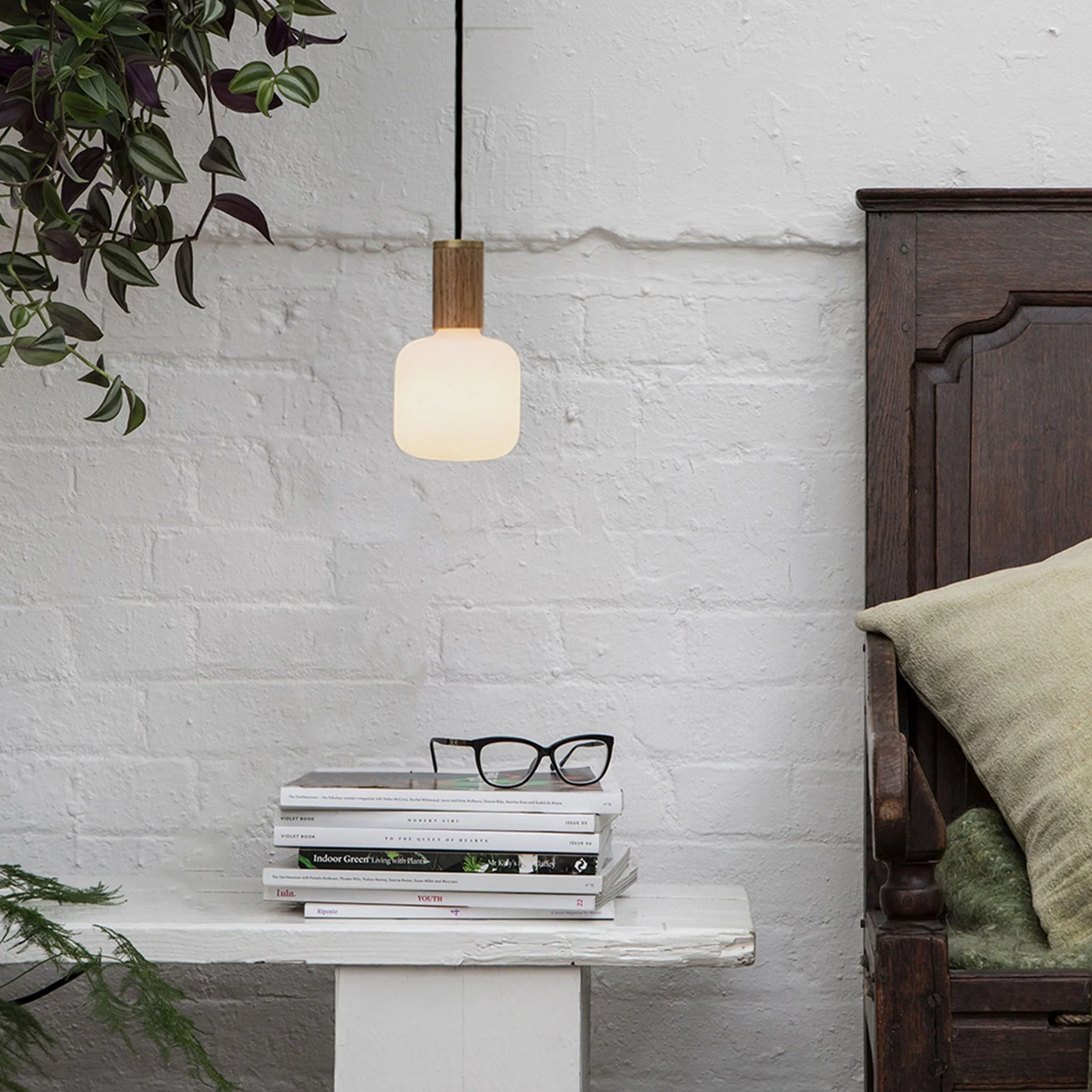 Oblo Pendant Light in Walnut - Image 3