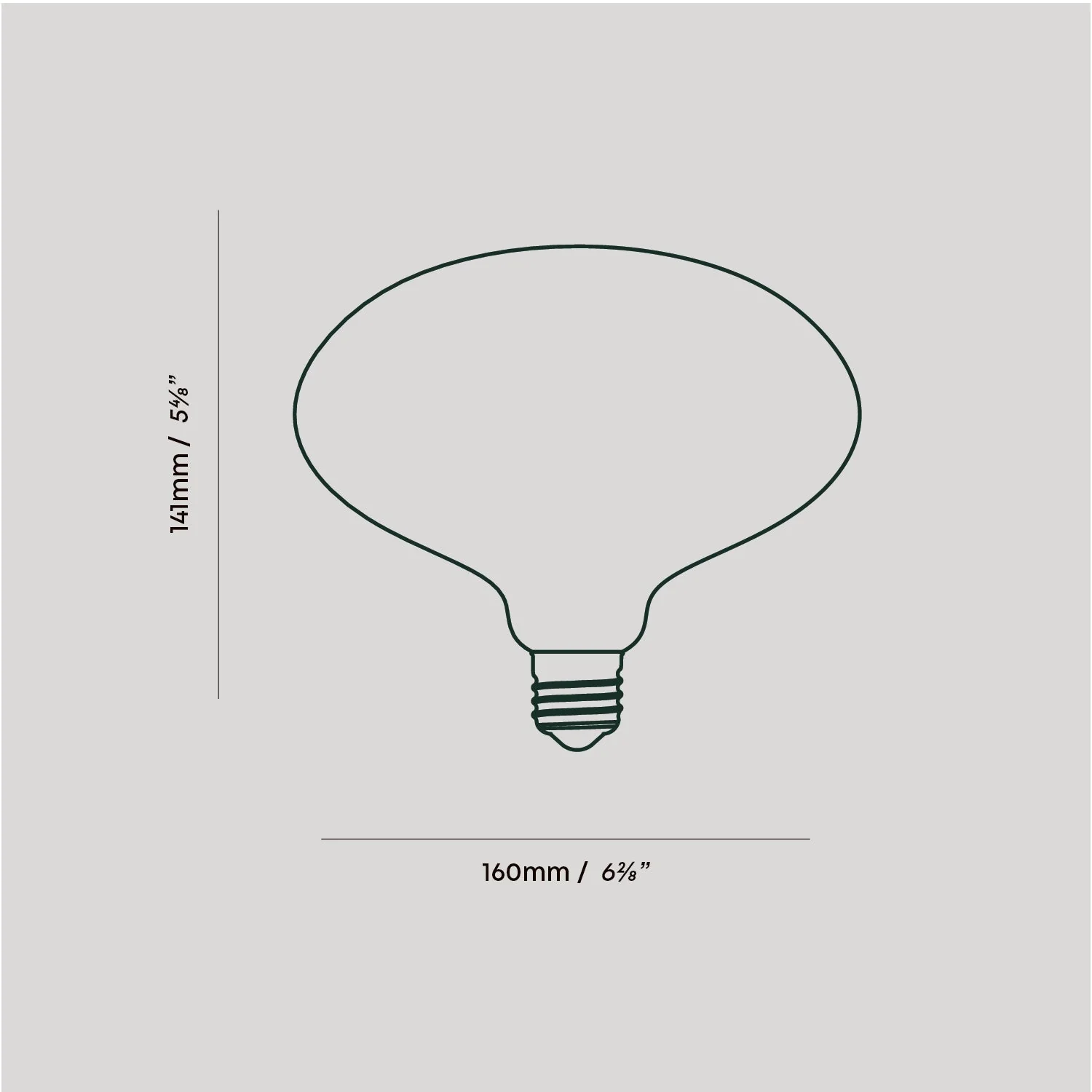 Oval E27 LED Bulb - Image 5