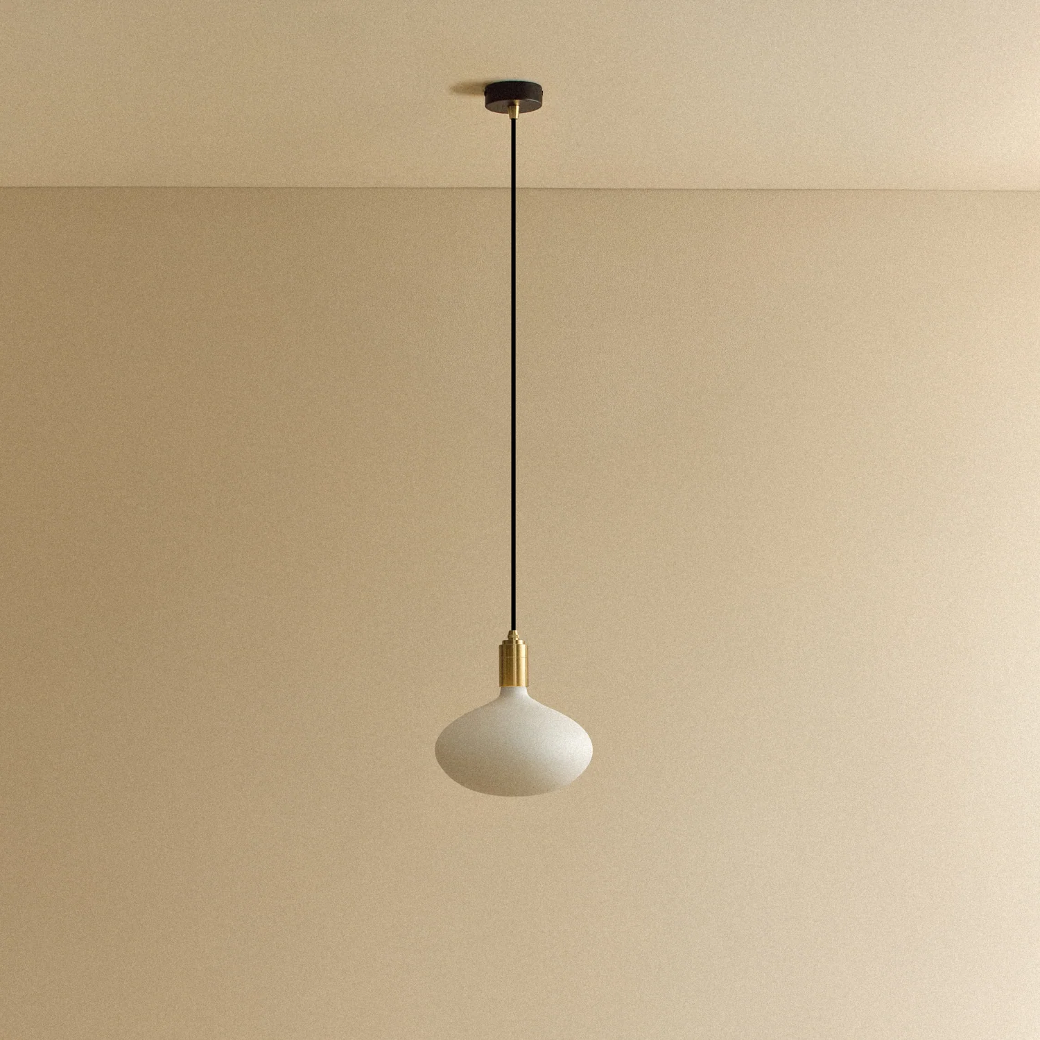 Oval II Pendant Light in Brass - Image 8