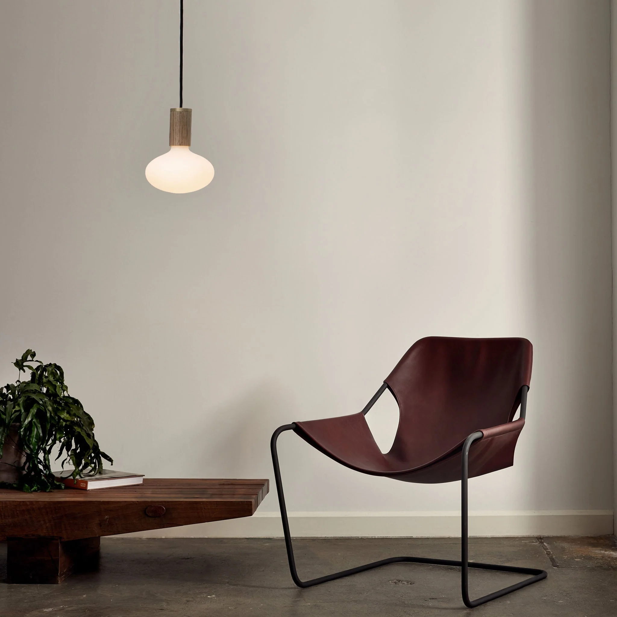 Oval Pendant Light in Graphite - Image 2