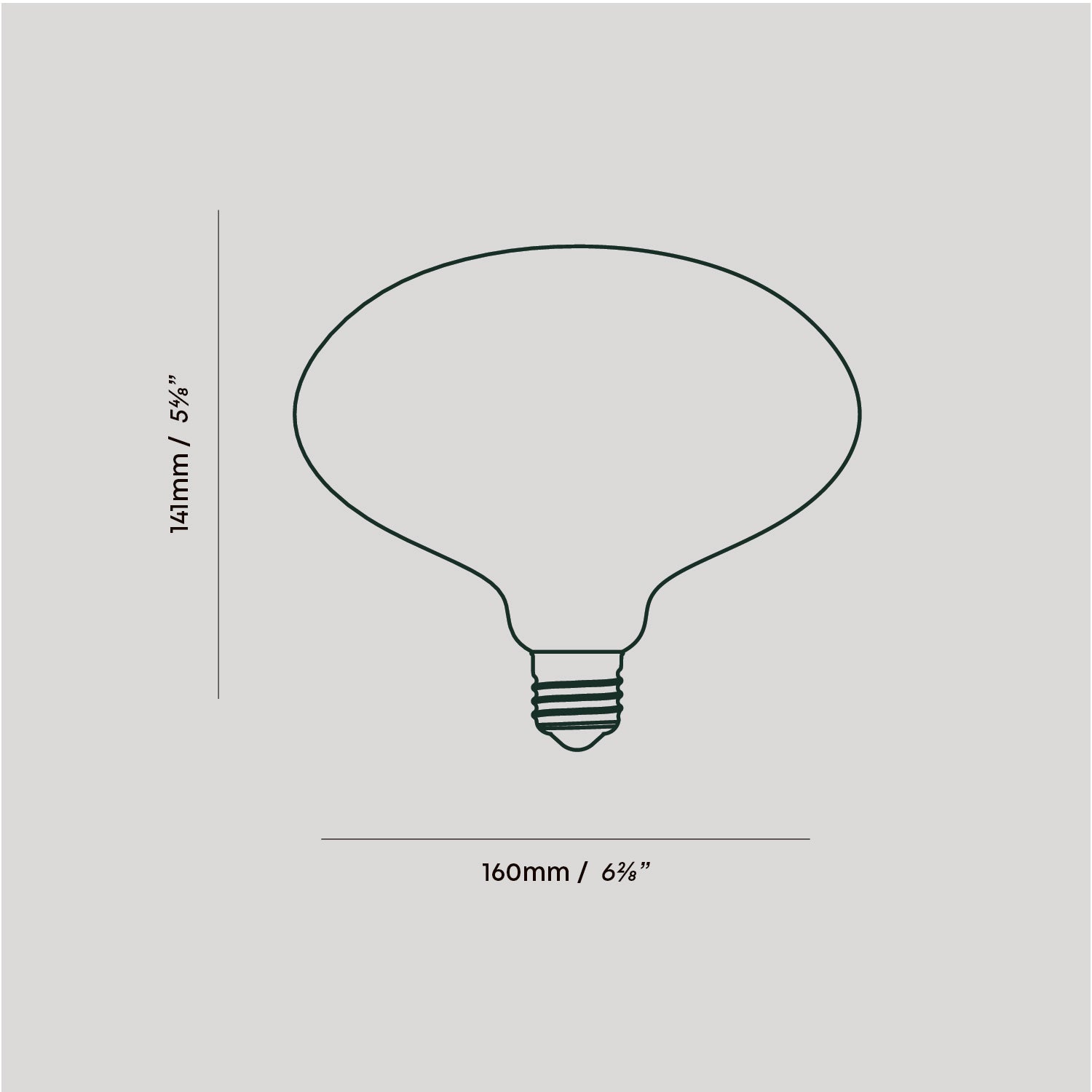 Oval Plug-In Pendant in Graphite - Image 4