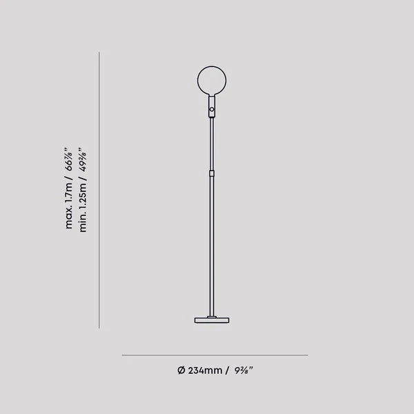 Poise Adjustable Floor Lamp in Graphite - Image 7