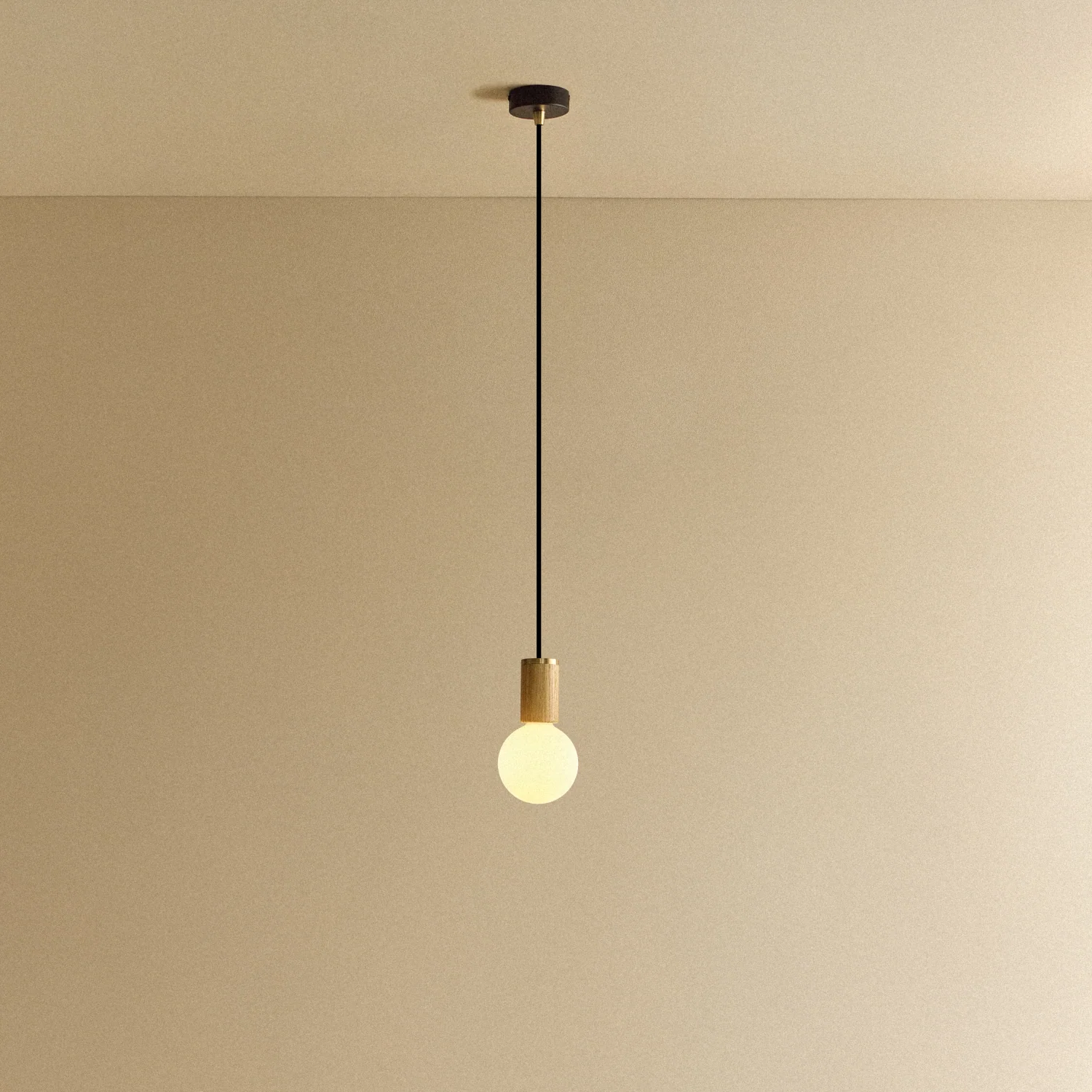 Porcelain II Pendant Light in Oak