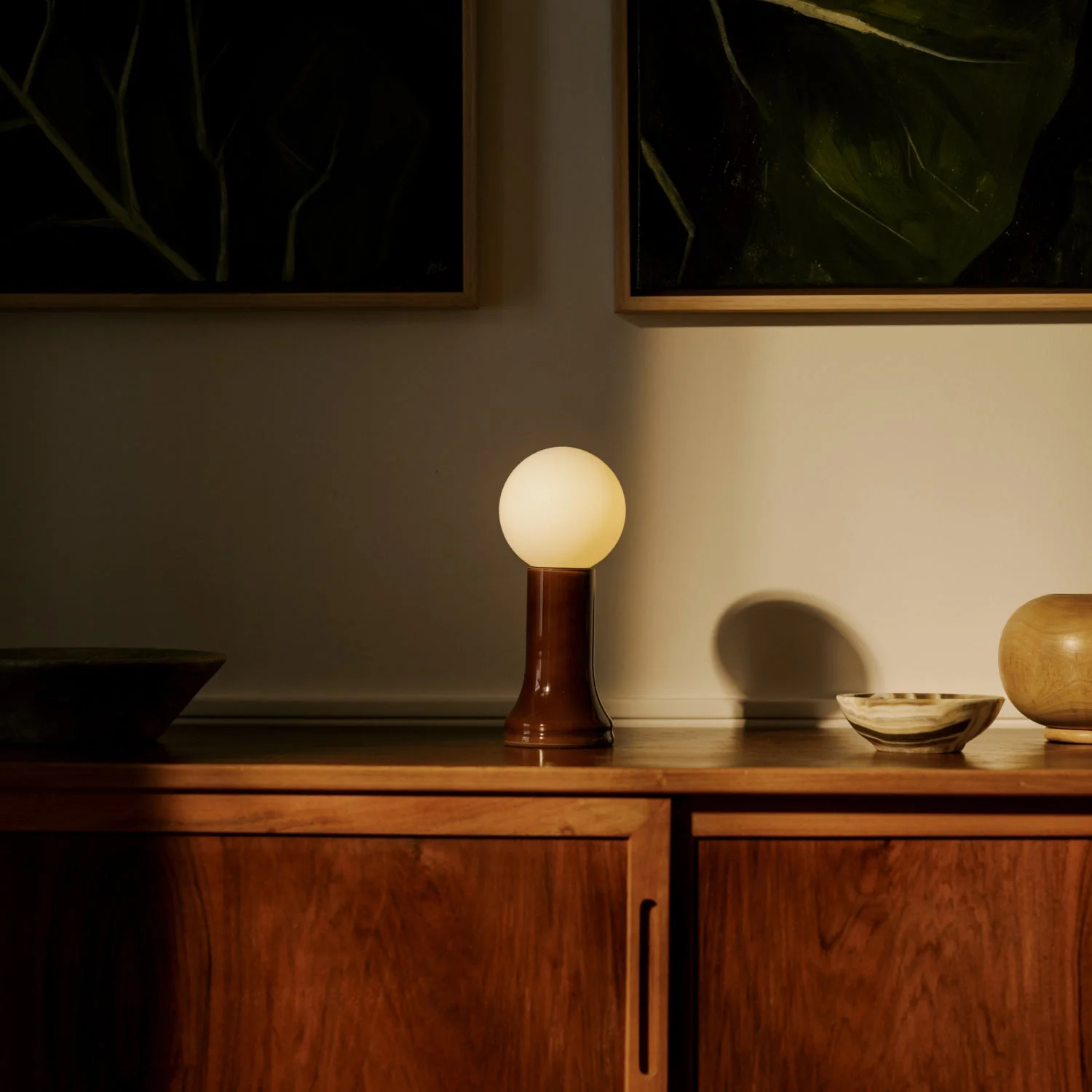 Shore Table Lamp in Bottle Brown - Image 3