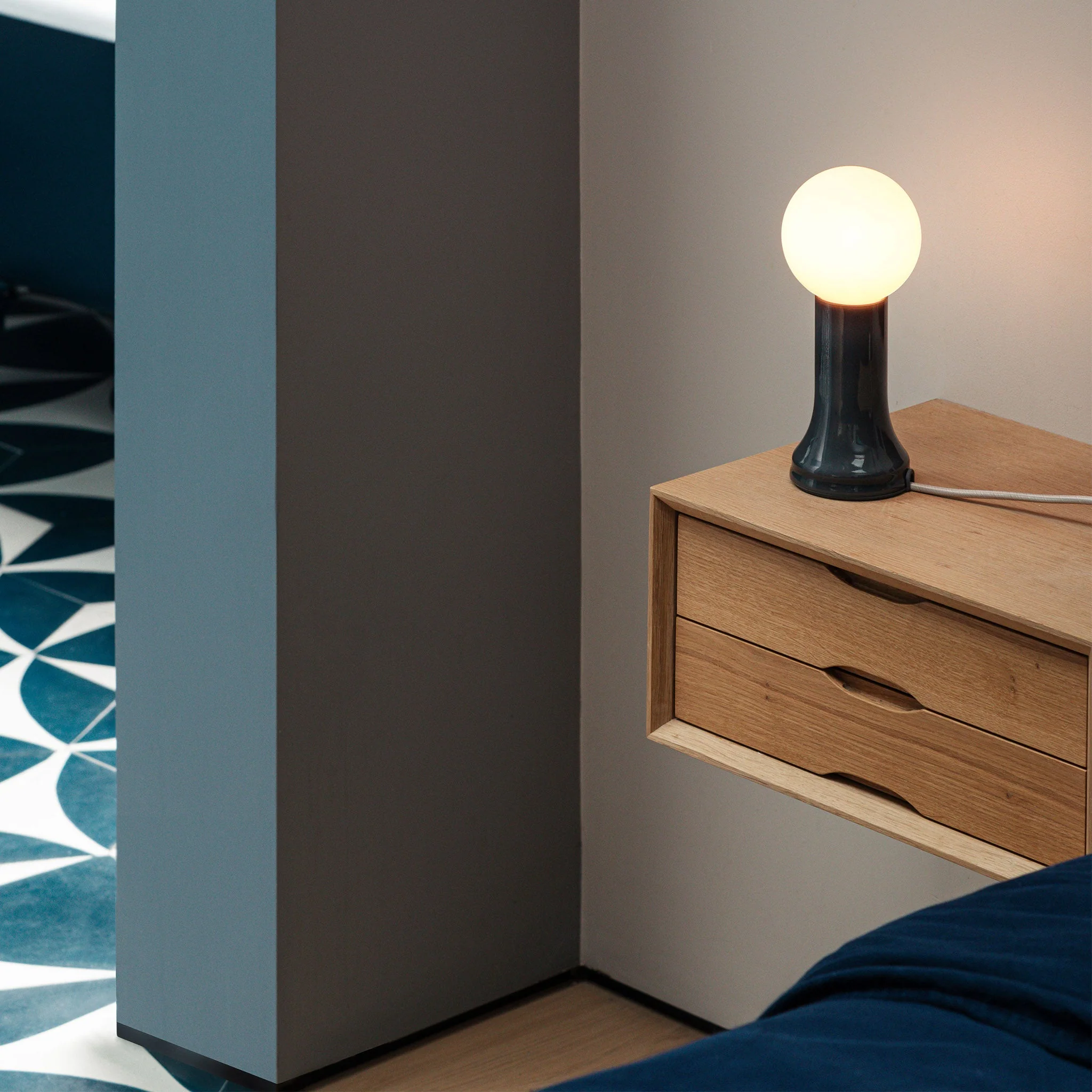 Shore Table Lamp in Bottle Brown - Image 5
