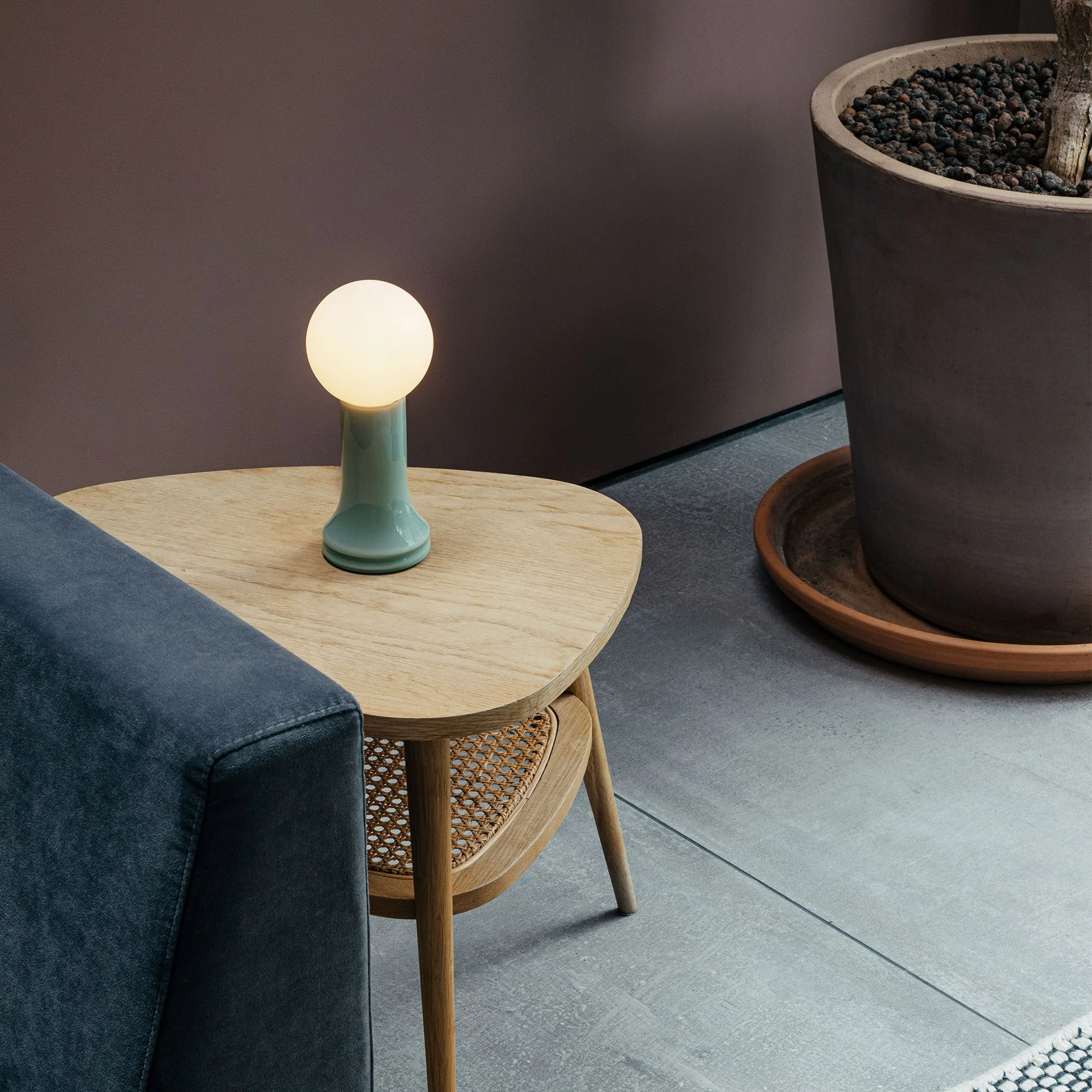 Shore Table Lamp in Sea Green - Image 4