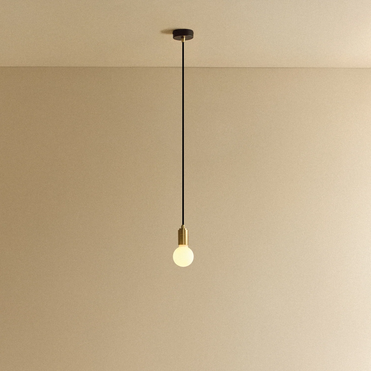 Sphere II Pendant Light in Brass