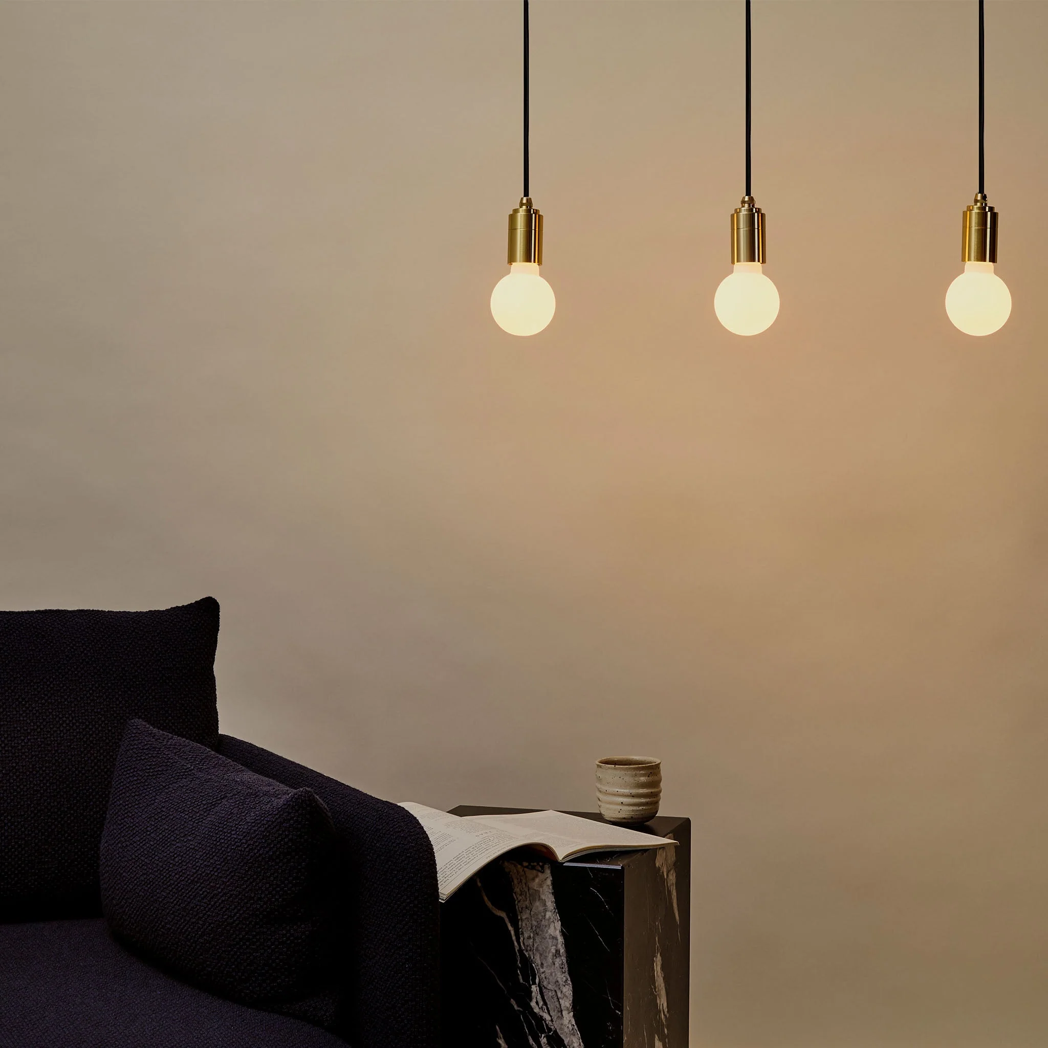 Sphere II Pendant Light in Brass - Image 2