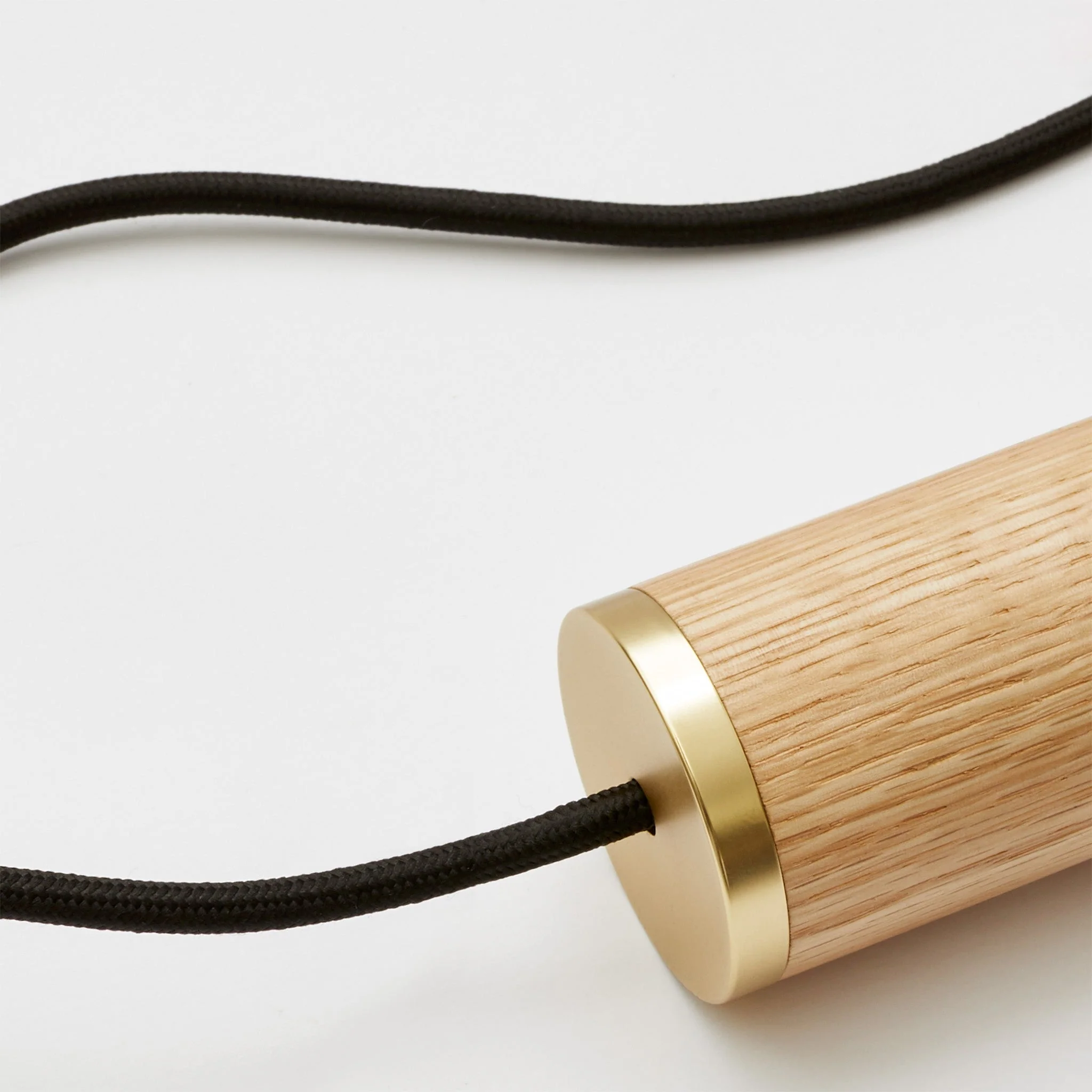 Sphere III Pendant Light in Oak - Image 5