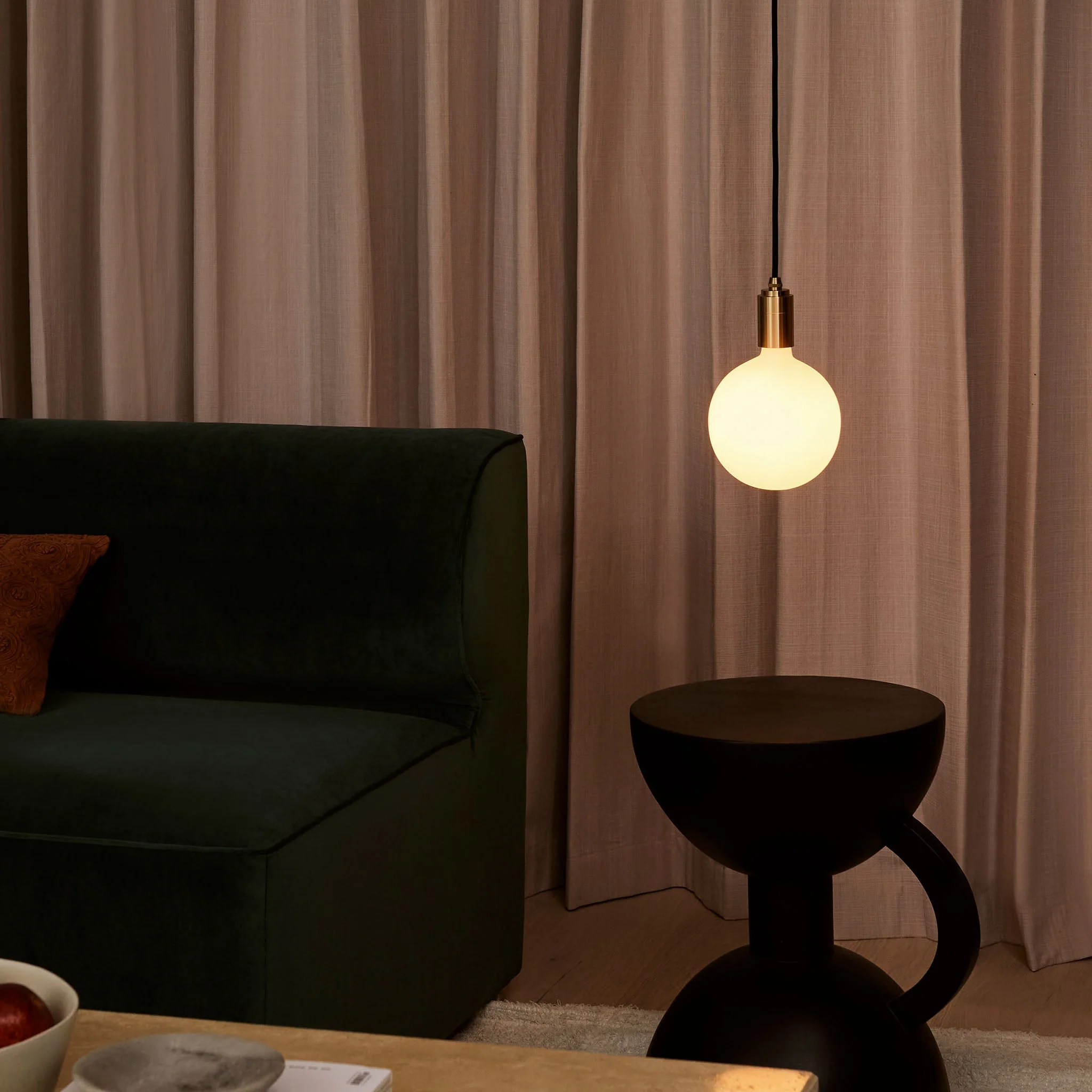 Sphere IV Pendant Light in Oak - Image 3