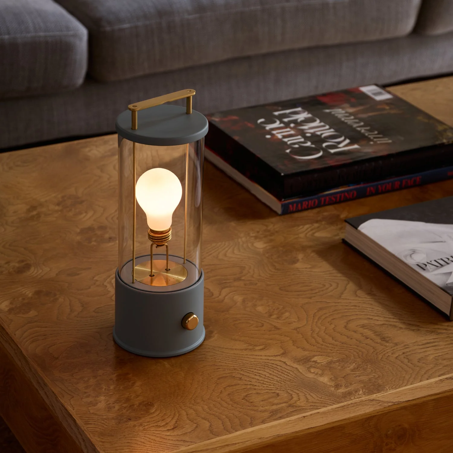 The Muse 2.0 Portable Lamp in Selvedge Blue - Image 2