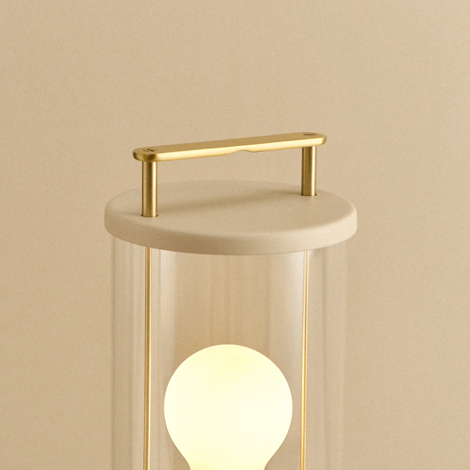 The Muse 2.0 Portable Lamp in Setting Plaster Pink - Image 11
