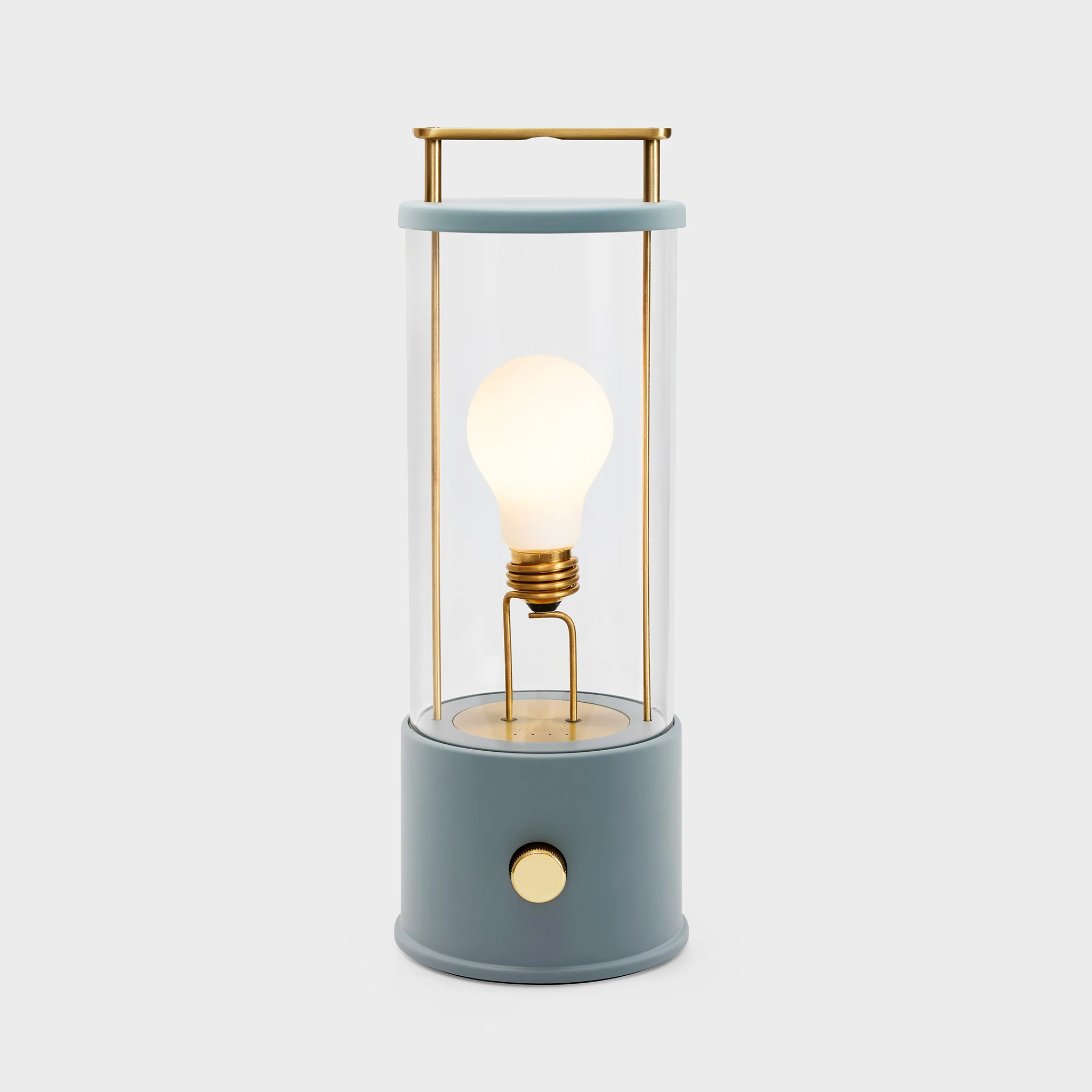 The Muse 1.0 Portable Lamp in Selvedge Blue + Setting Plaster Pink - Set of 2 - Image 5