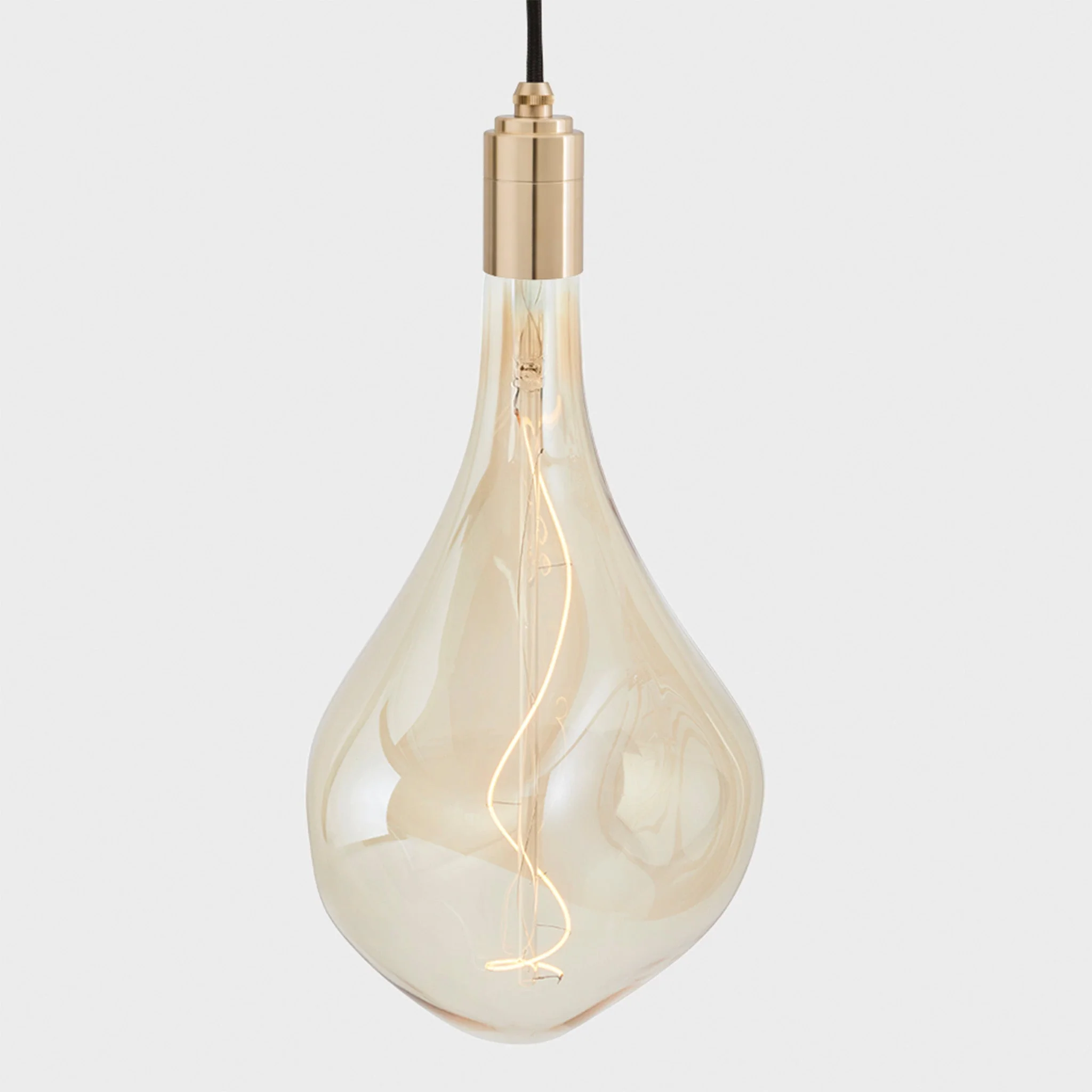 Triple Pendant in Brass + Voronoi III - Image 8