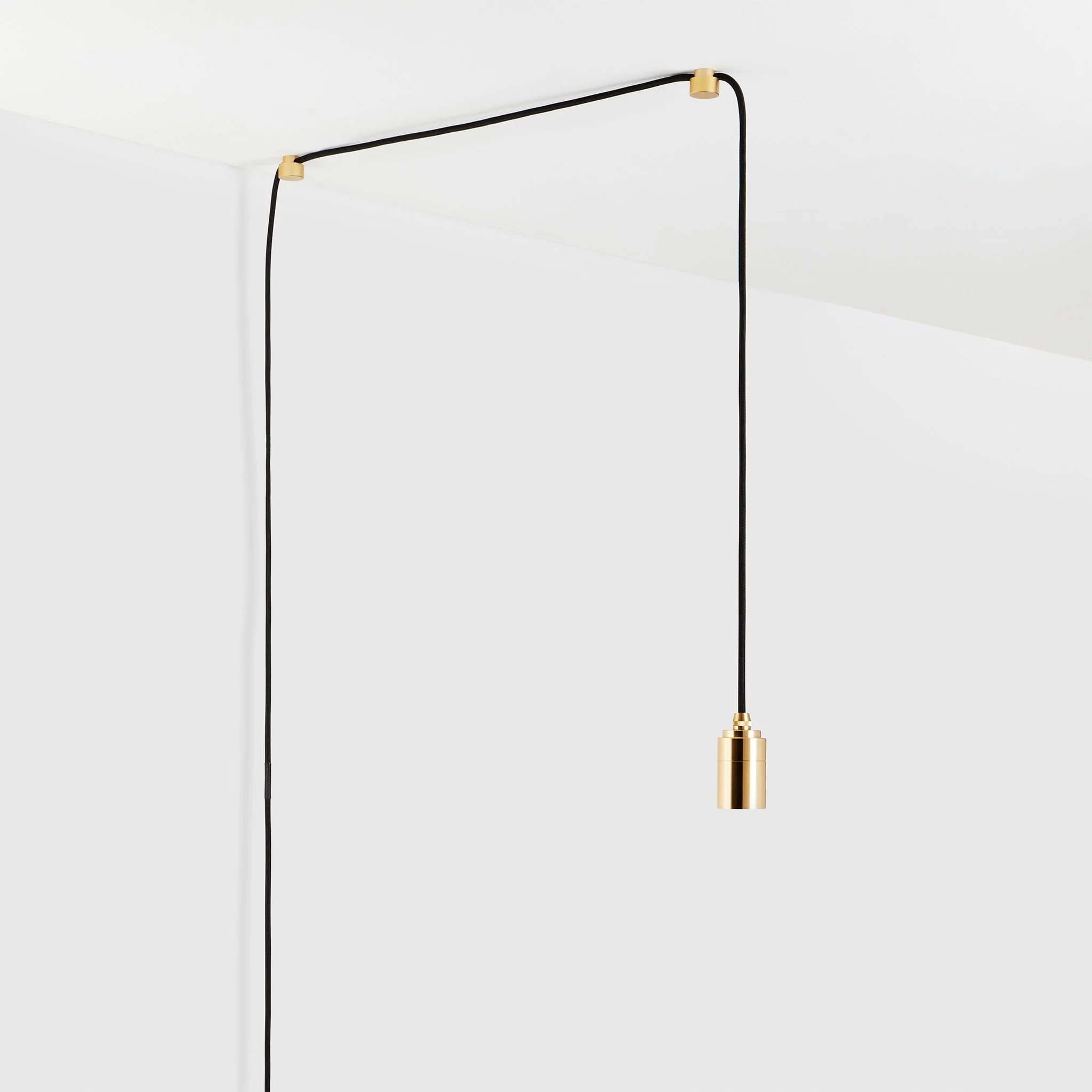 Voronoi II Plug-In Pendant in Brass - Image 4