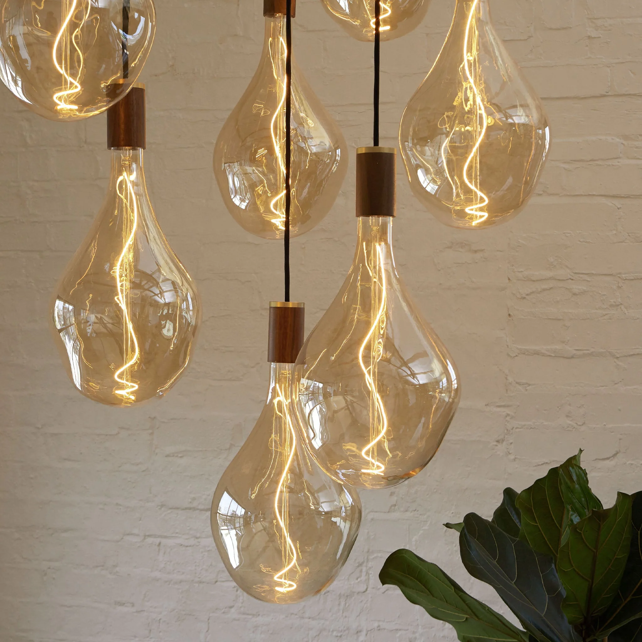 Voronoi III Pendant Light in Walnut - Image 4